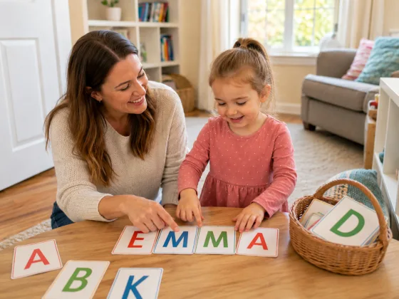 Step 6 of Alphabet Hunt Around the House