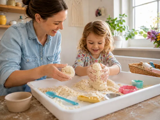 Step 4 of Cloud Dough You Can Make in Two Minutes