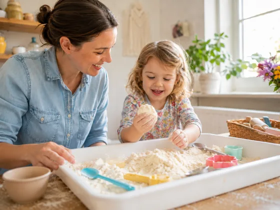 Step 5 of Cloud Dough You Can Make in Two Minutes