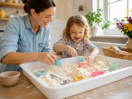 Step 6 of Cloud Dough You Can Make in Two Minutes