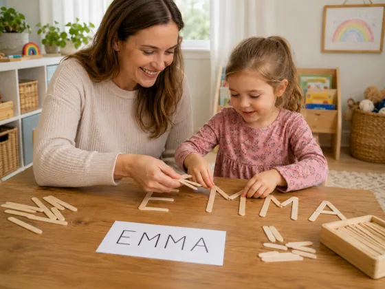 Step 4 of Building Your Name Out of Sticks