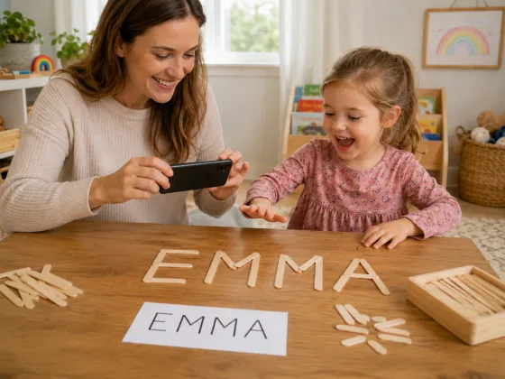 Step 8 of Building Your Name Out of Sticks