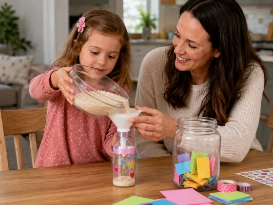 Step 2 of Noisy Shakers and a Jar of Good Things