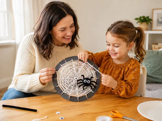 Step 5 of Weave a Spider Web
