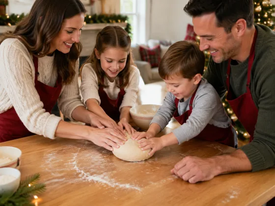 Step 1 of Salt Dough Christmas Ornaments