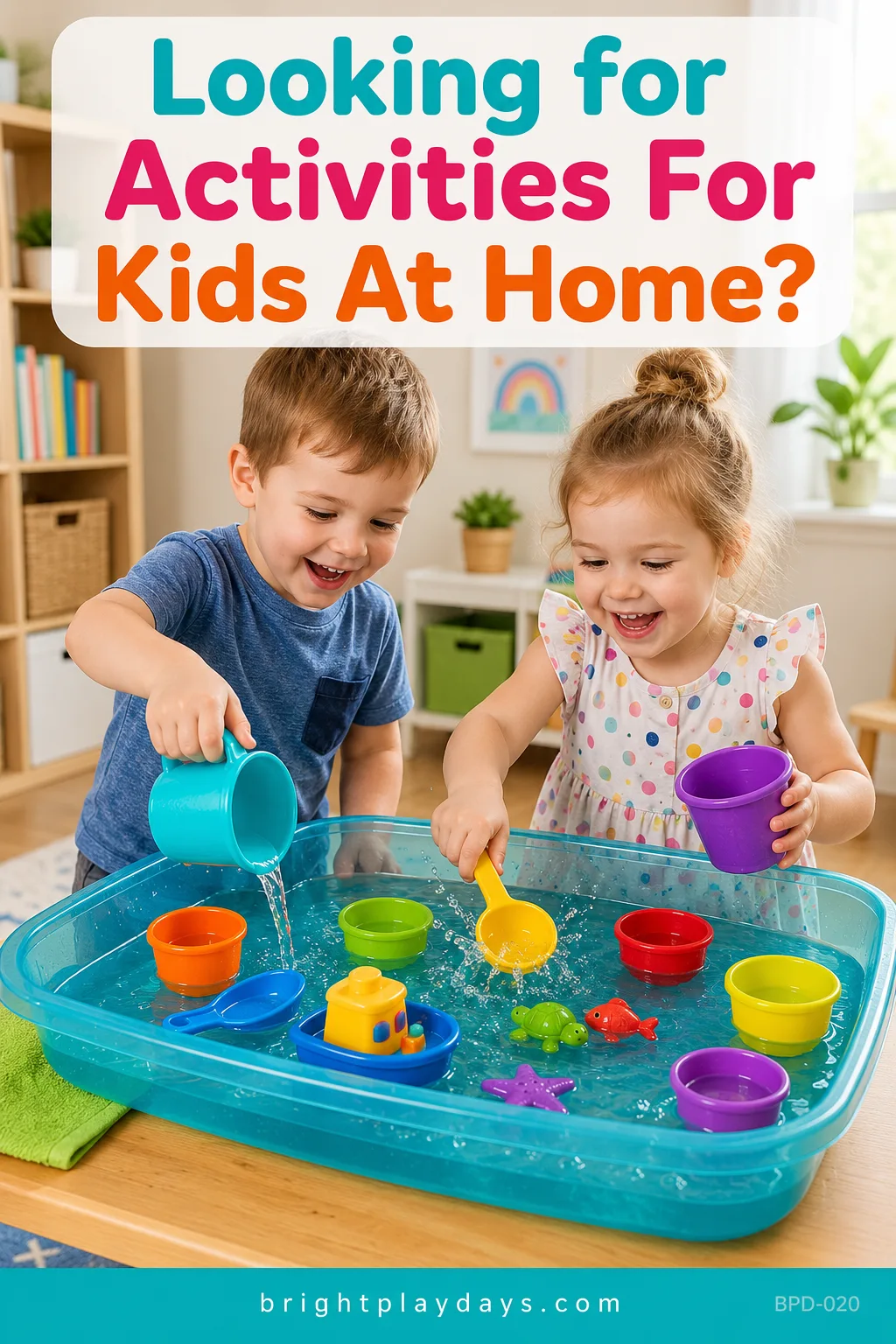 A hands-on sensory activity for young children