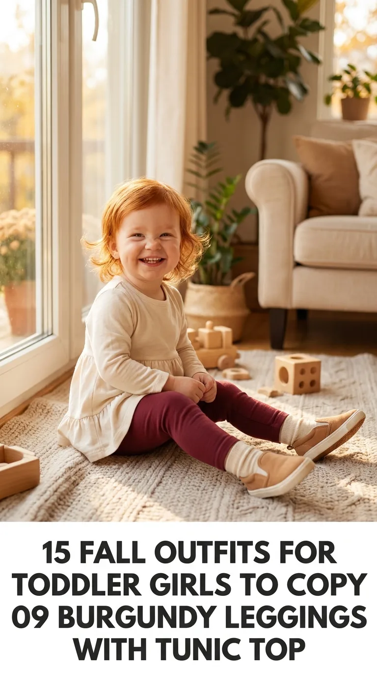 Toddler girl wearing fall outfit