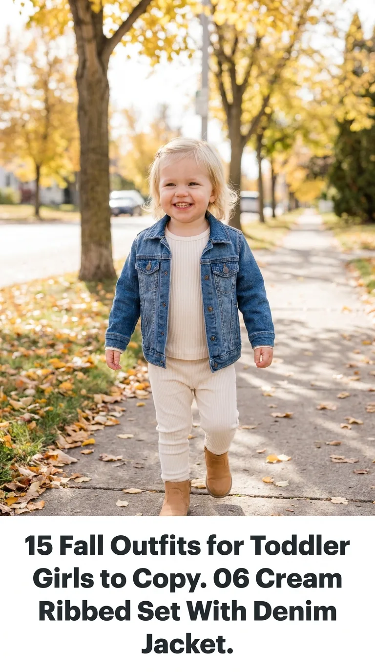 Toddler girl smiling on sidewalk