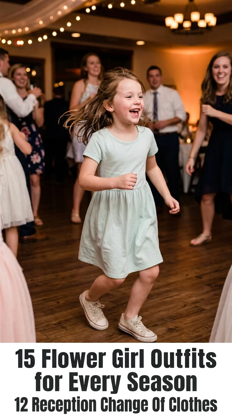 Girl dancing at wedding reception