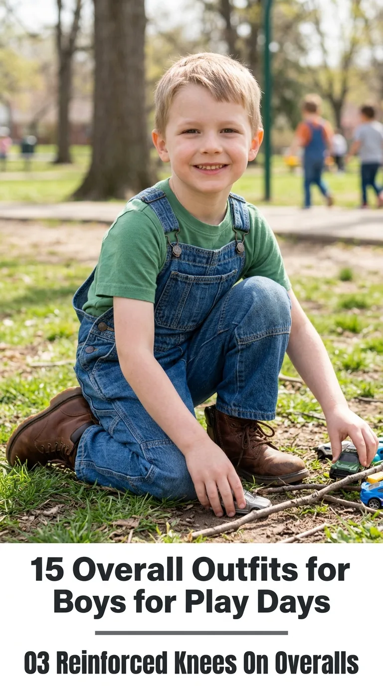 Boy playing in park
