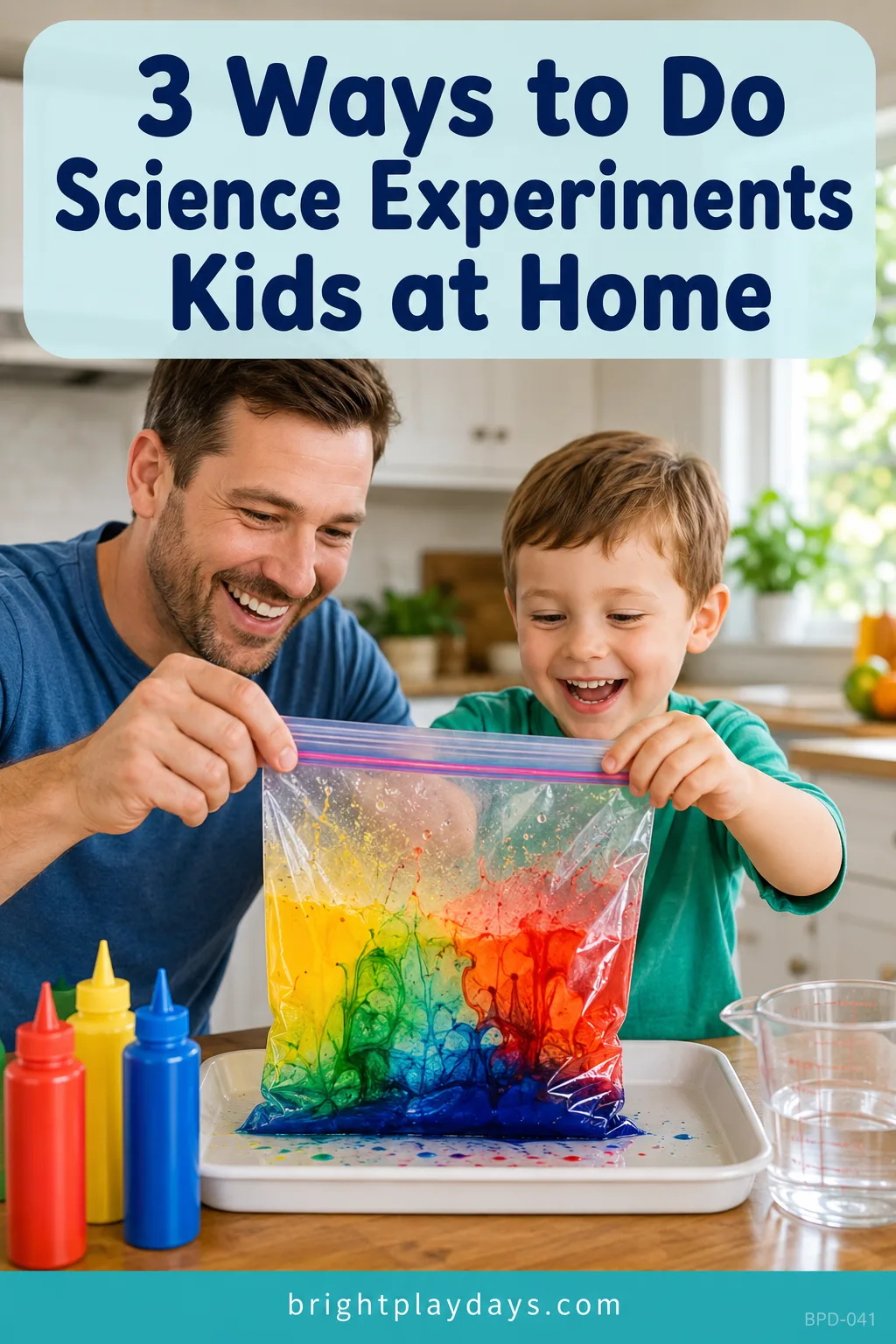 A hands-on science experiment for children