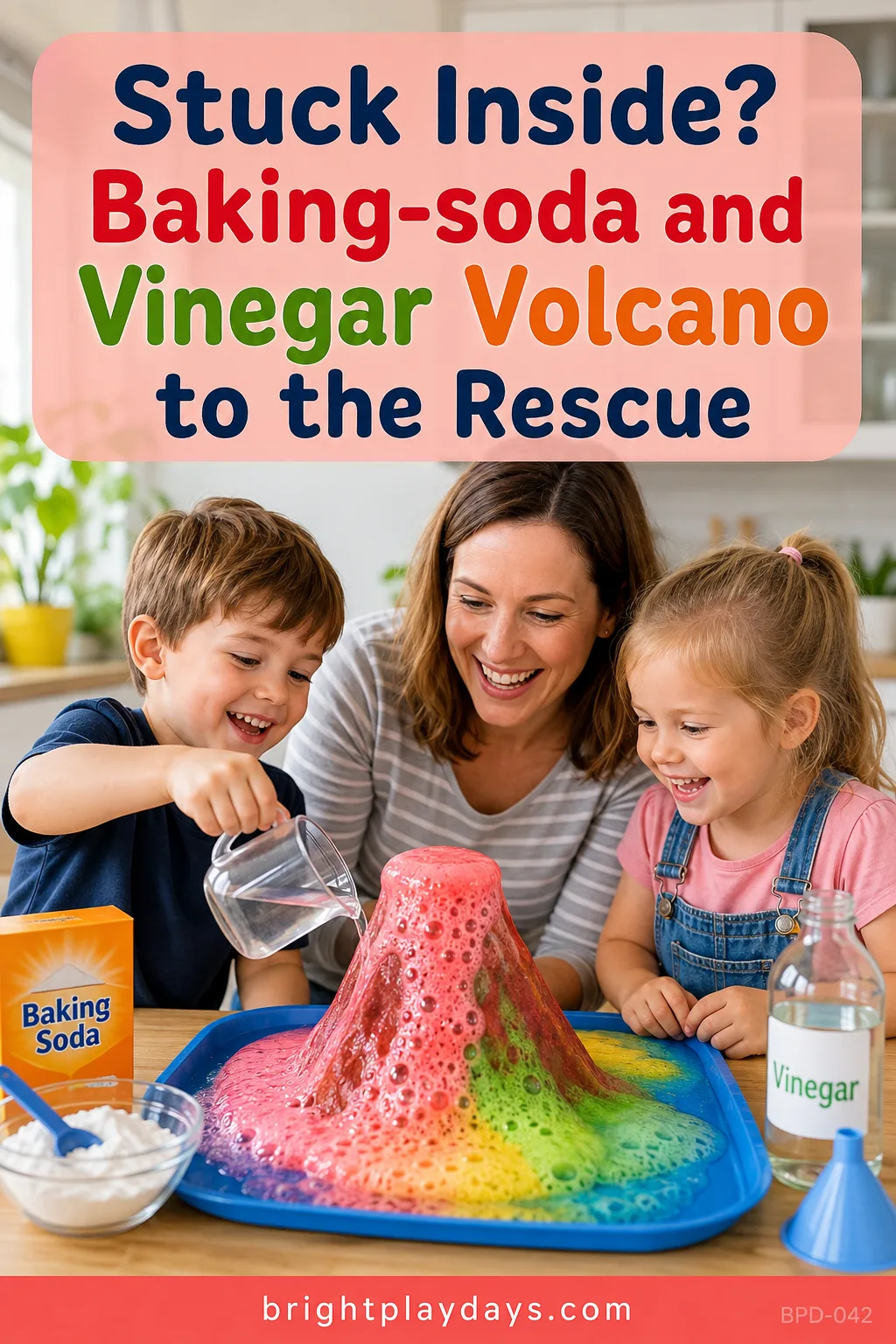 Children trying a simple science activity