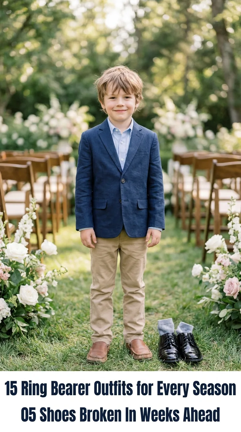 Boy wearing formal shoes