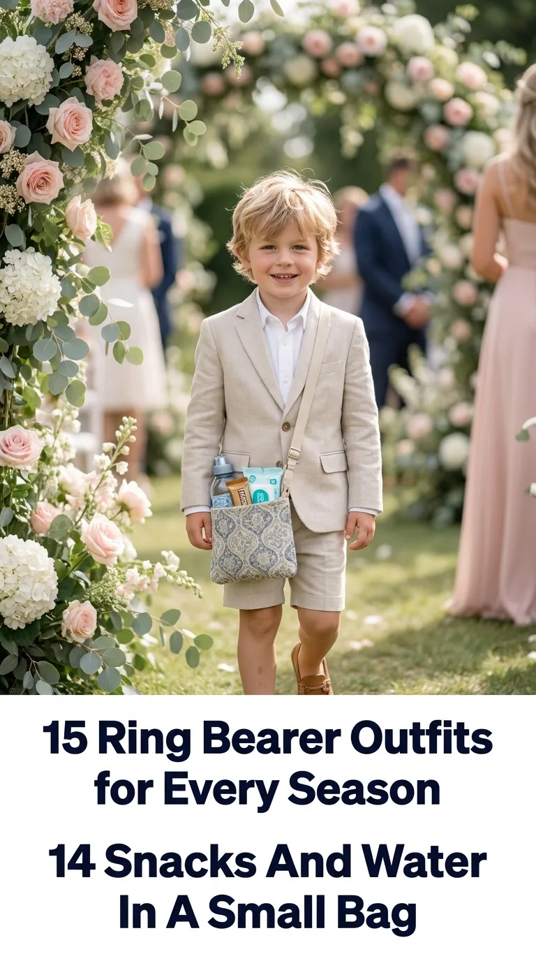 Boy at outdoor wedding