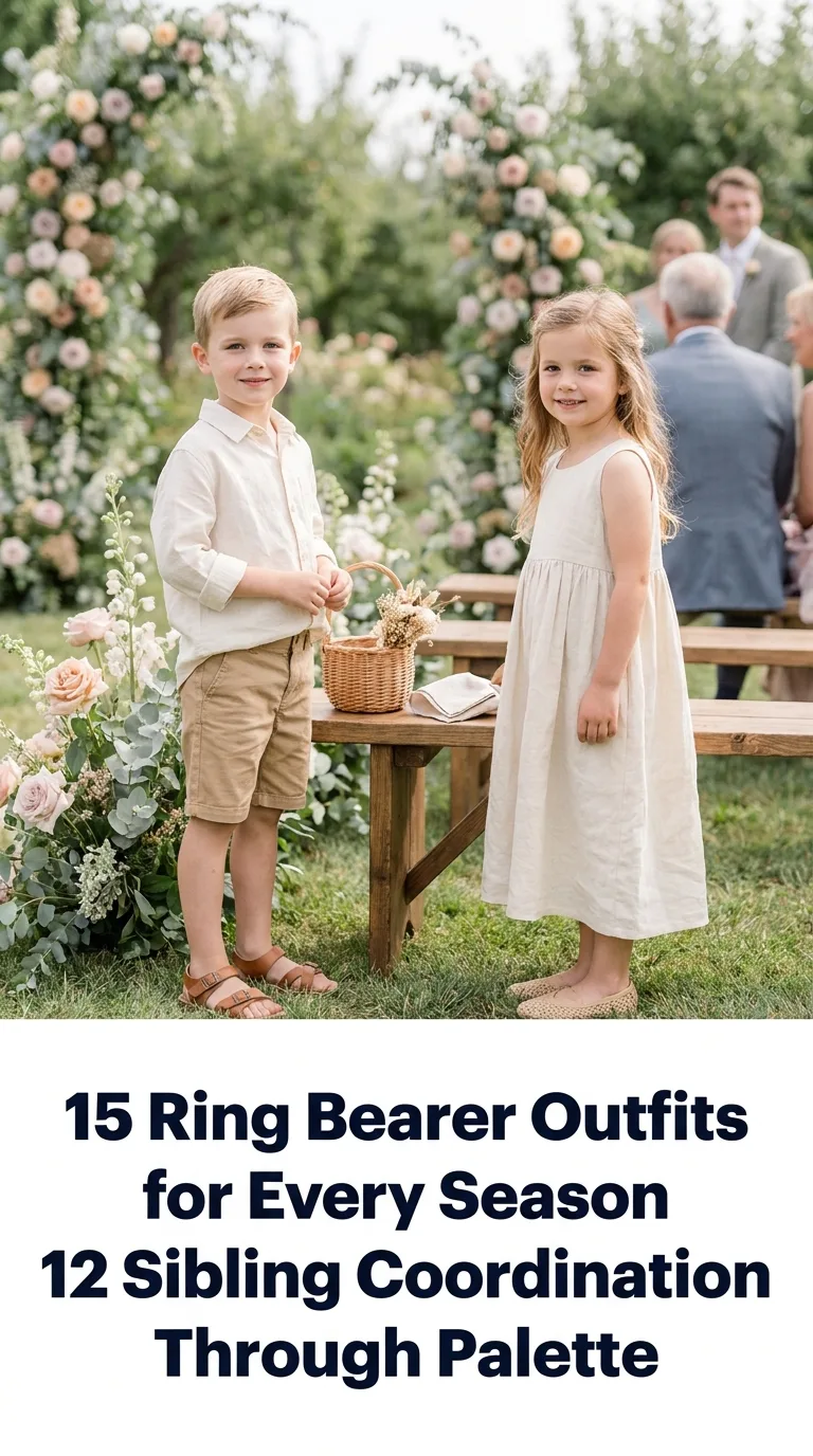 Children posing at wedding ceremony