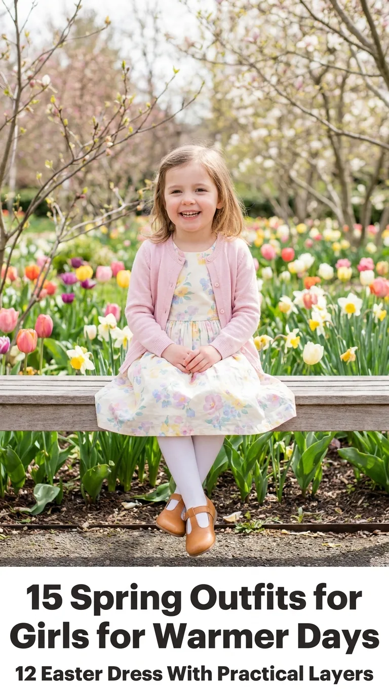 Girl wearing spring outfits