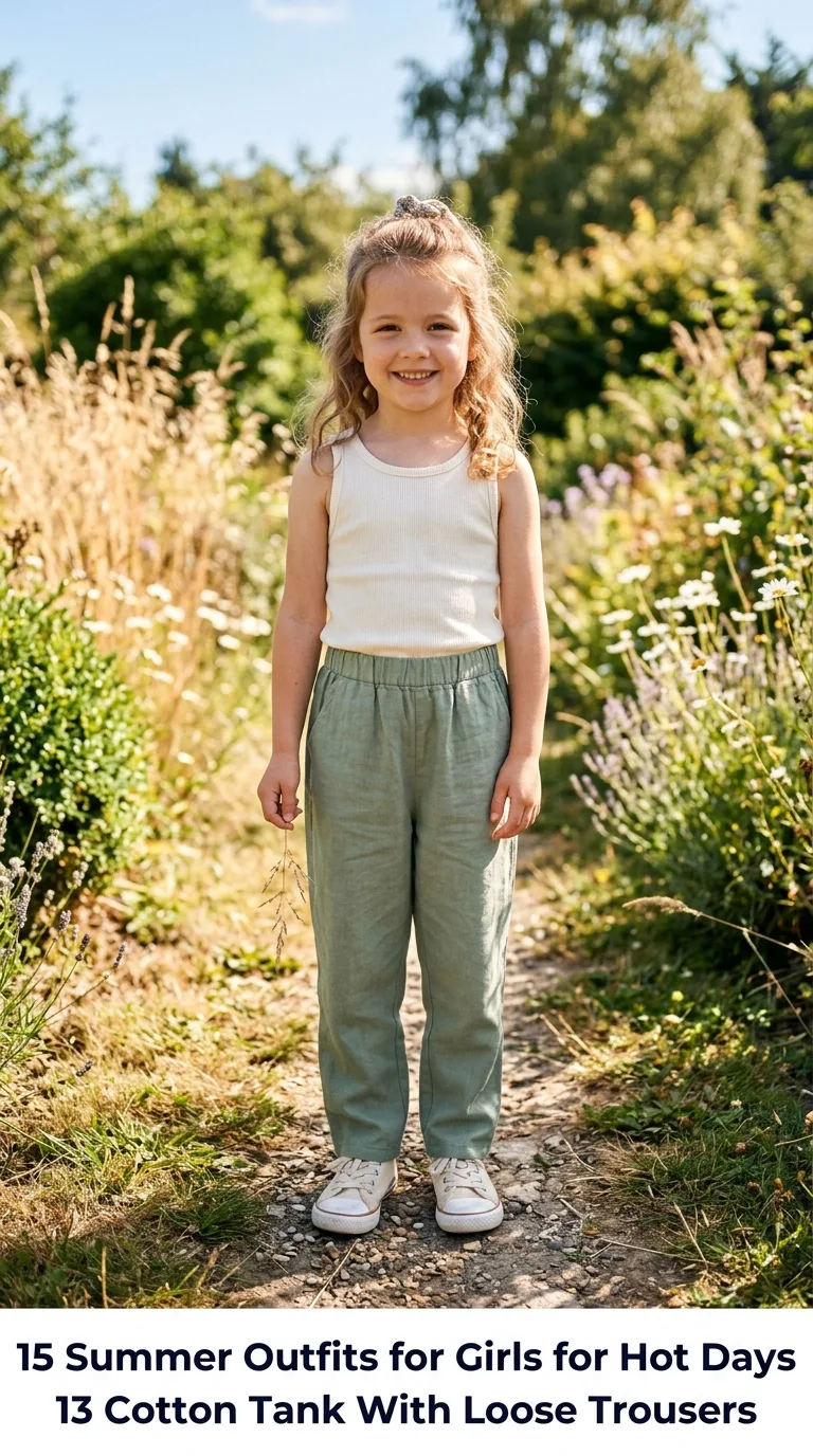 Child standing in sunny garden