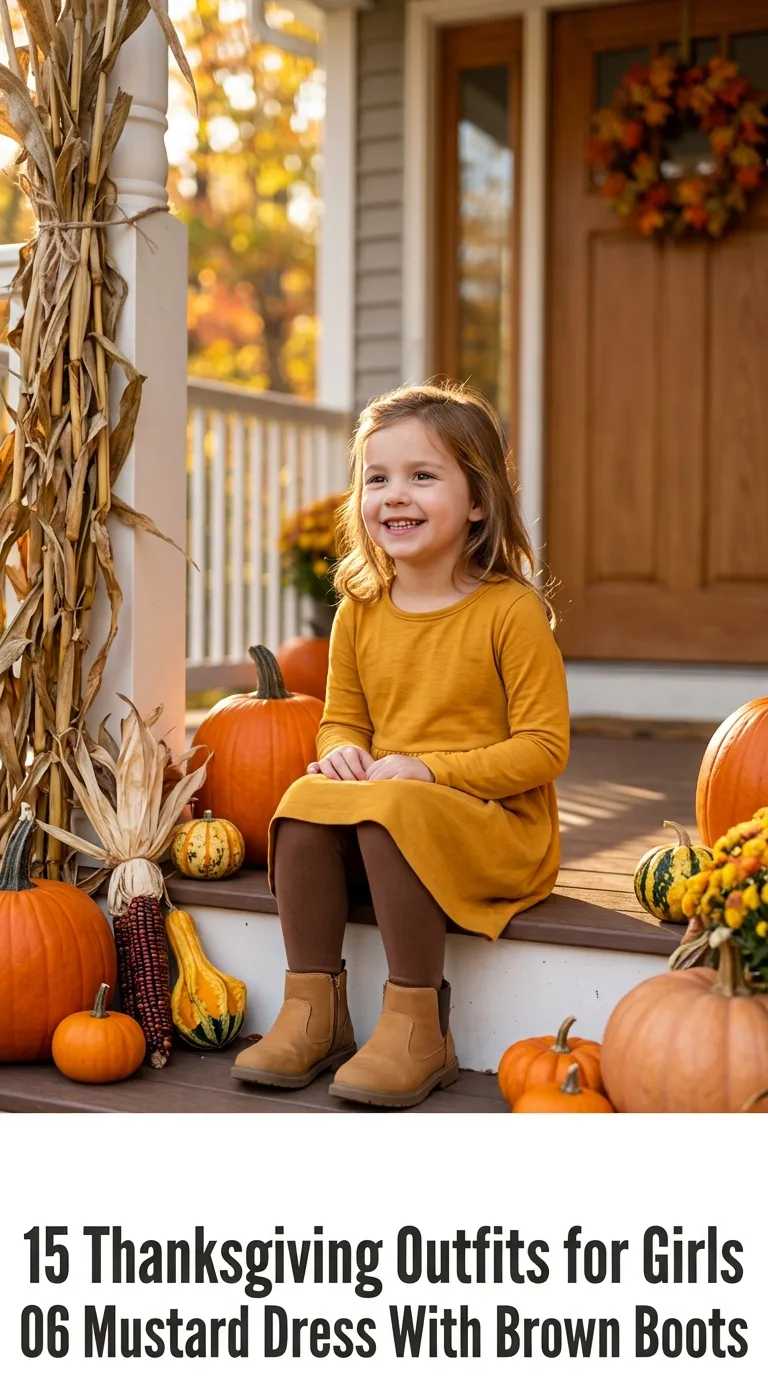 Girl wearing autumn outfit