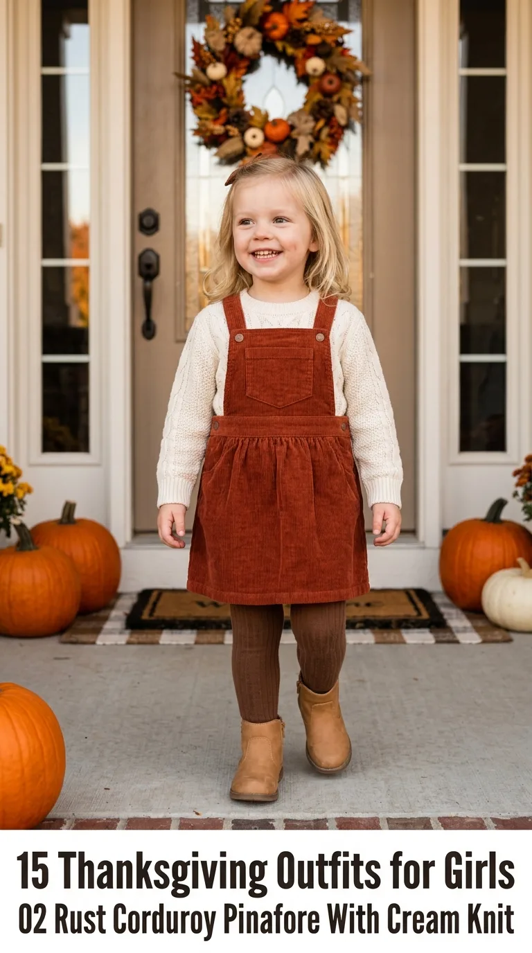Girl wearing autumn outfit