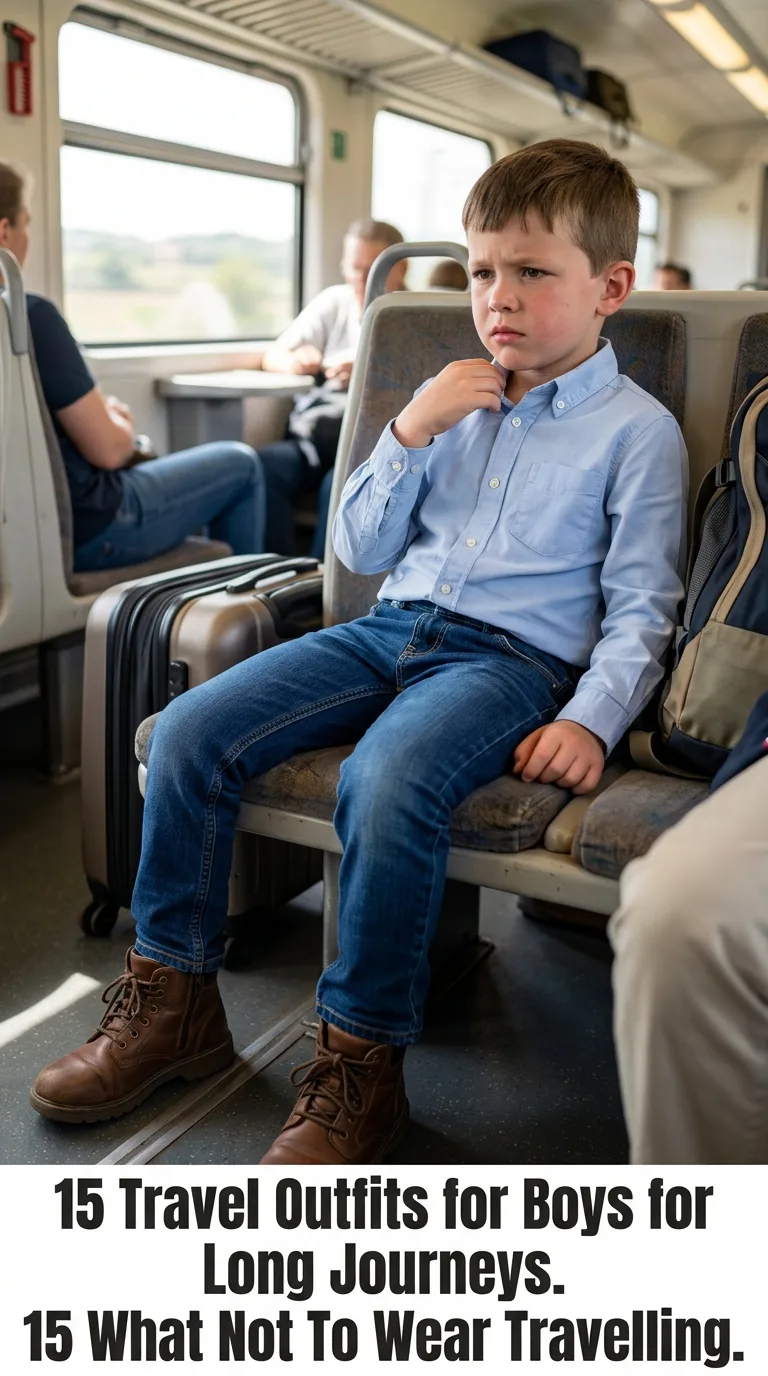 Boy looking uncomfortable during…