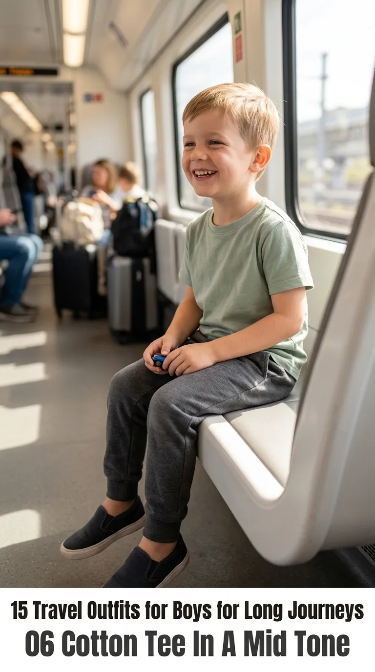 Boy wearing cotton tee