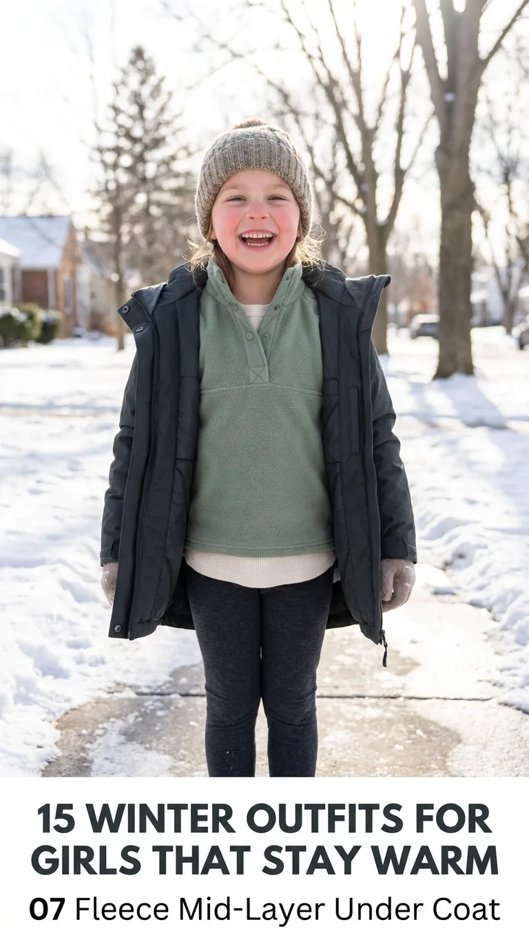 Girl wearing winter outfits