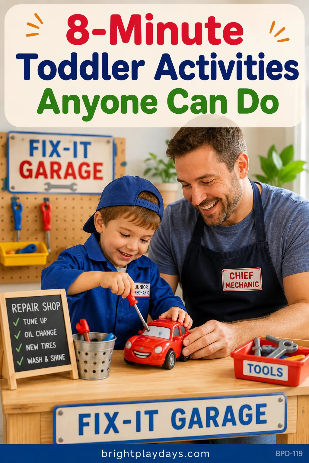 An imaginative play activity for young children