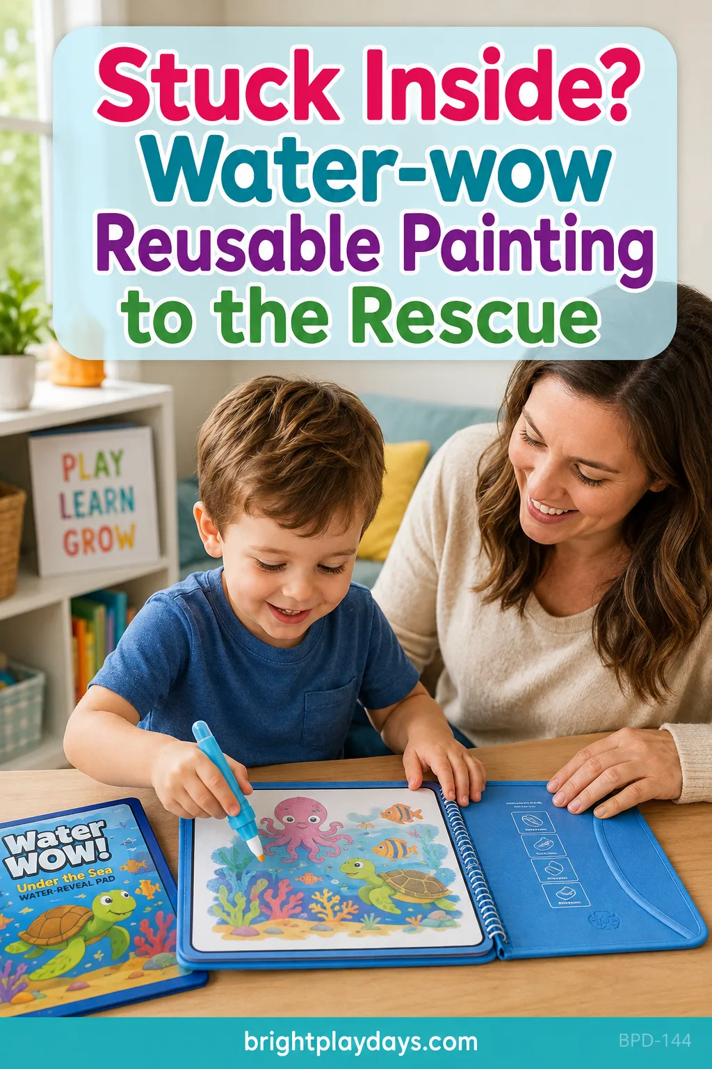 Screen-free quiet play idea