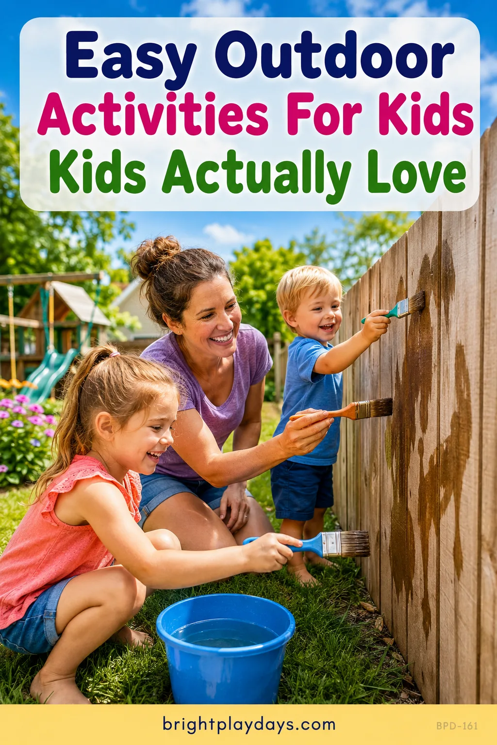 Screen-free play ideas for the garden or park