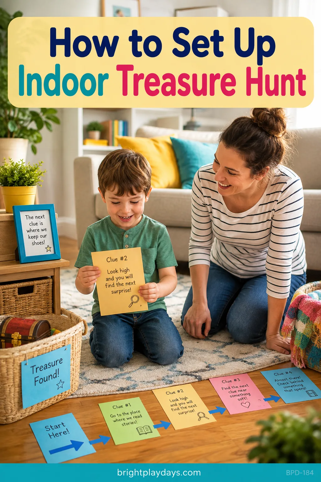 Keeping children busy inside the house