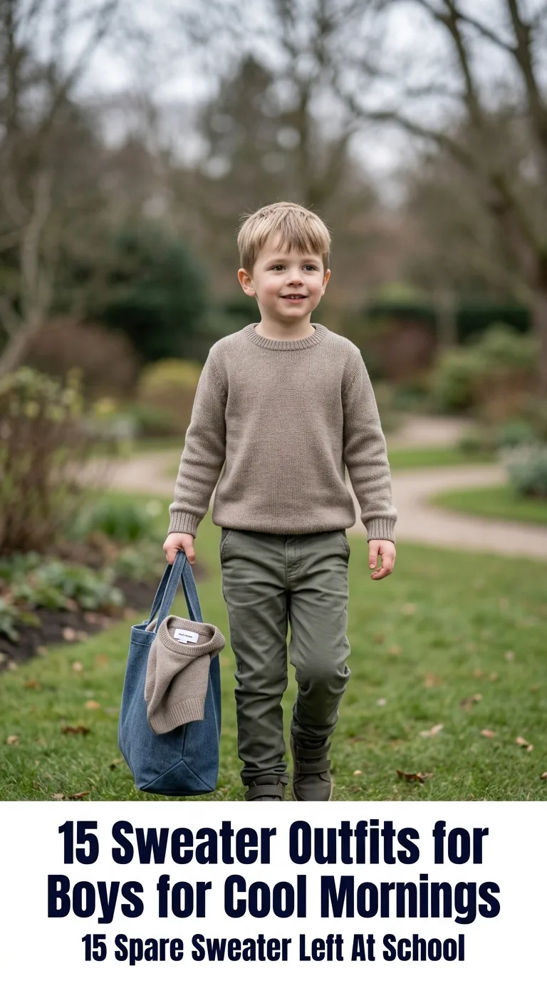 Boy standing in park outdoors