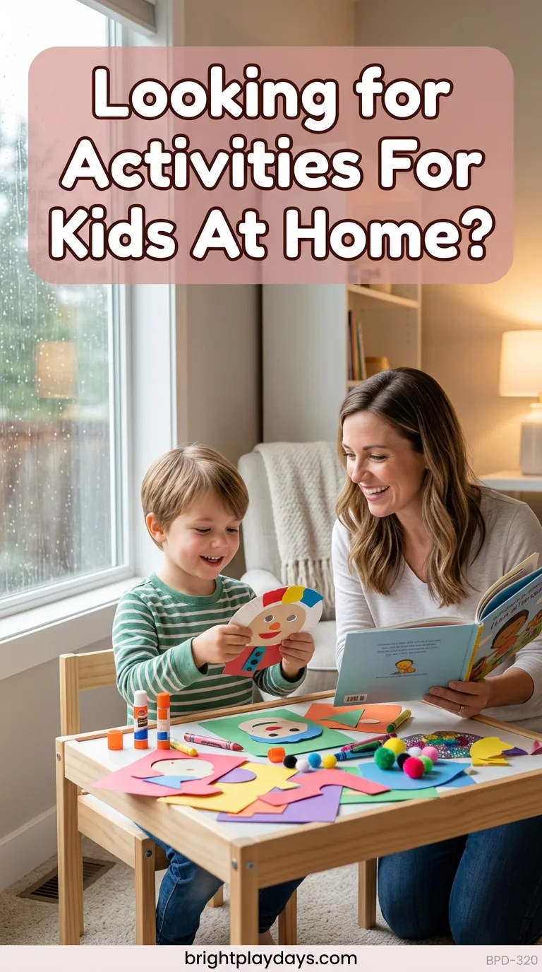 Screen-free rainy day activity for young children