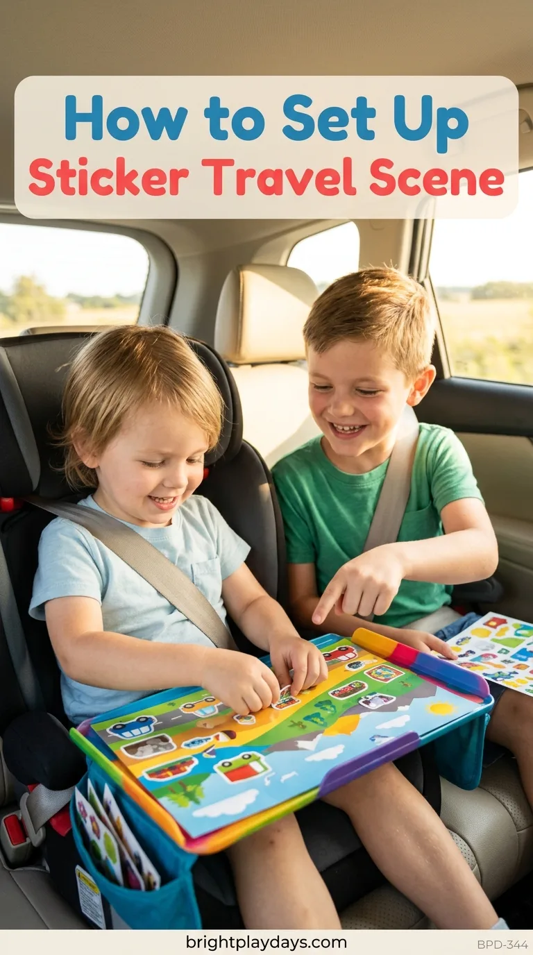 Screen-free games for children in the car