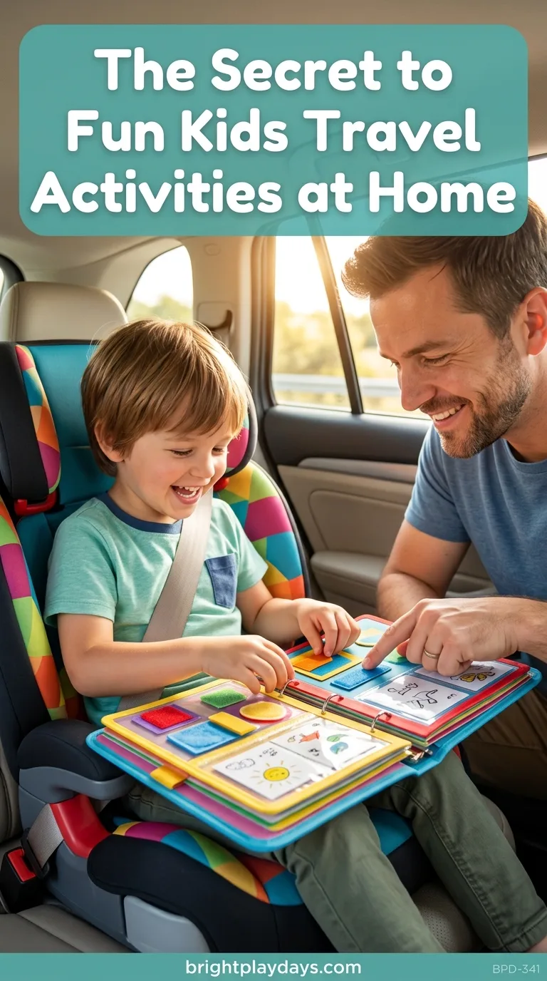 Keeping kids busy on a long car journey