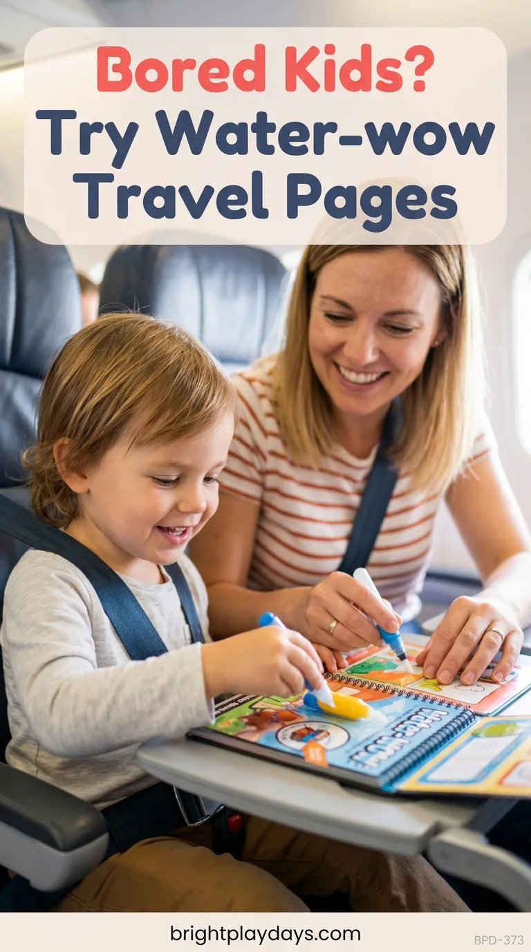 Travel activity for kids to do in their seat