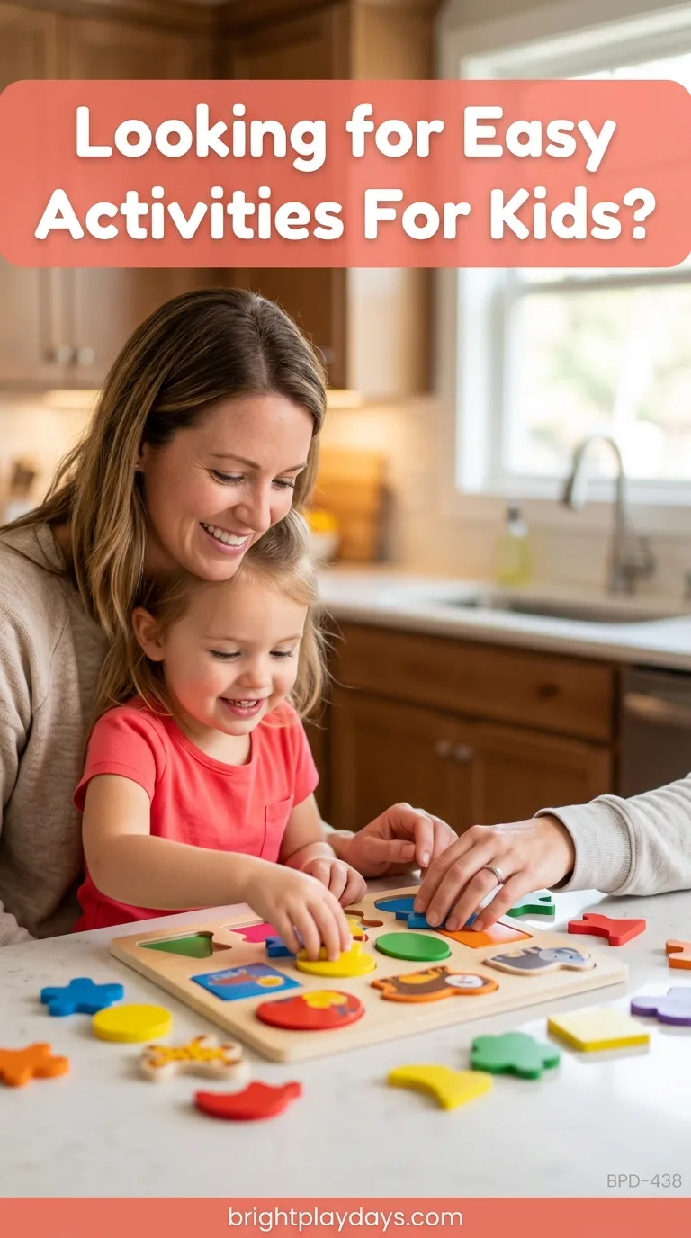 Keeping children busy while dinner is cooking