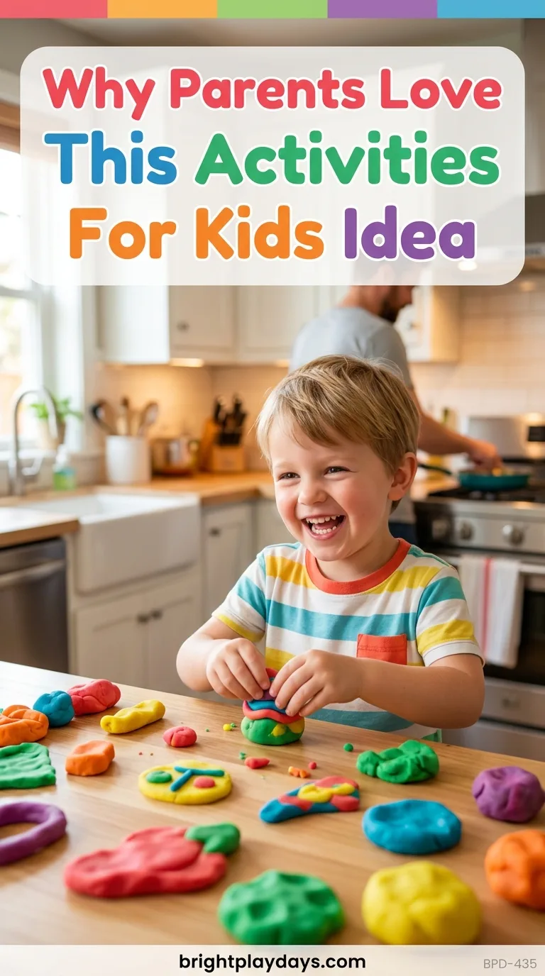 Screen-free activity for the hour before dinner