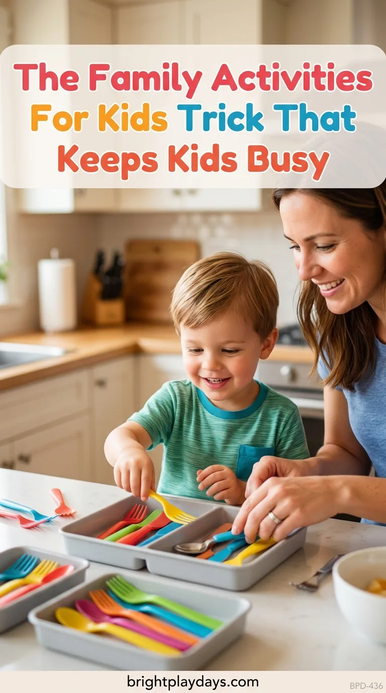 Something for kids to do while you cook