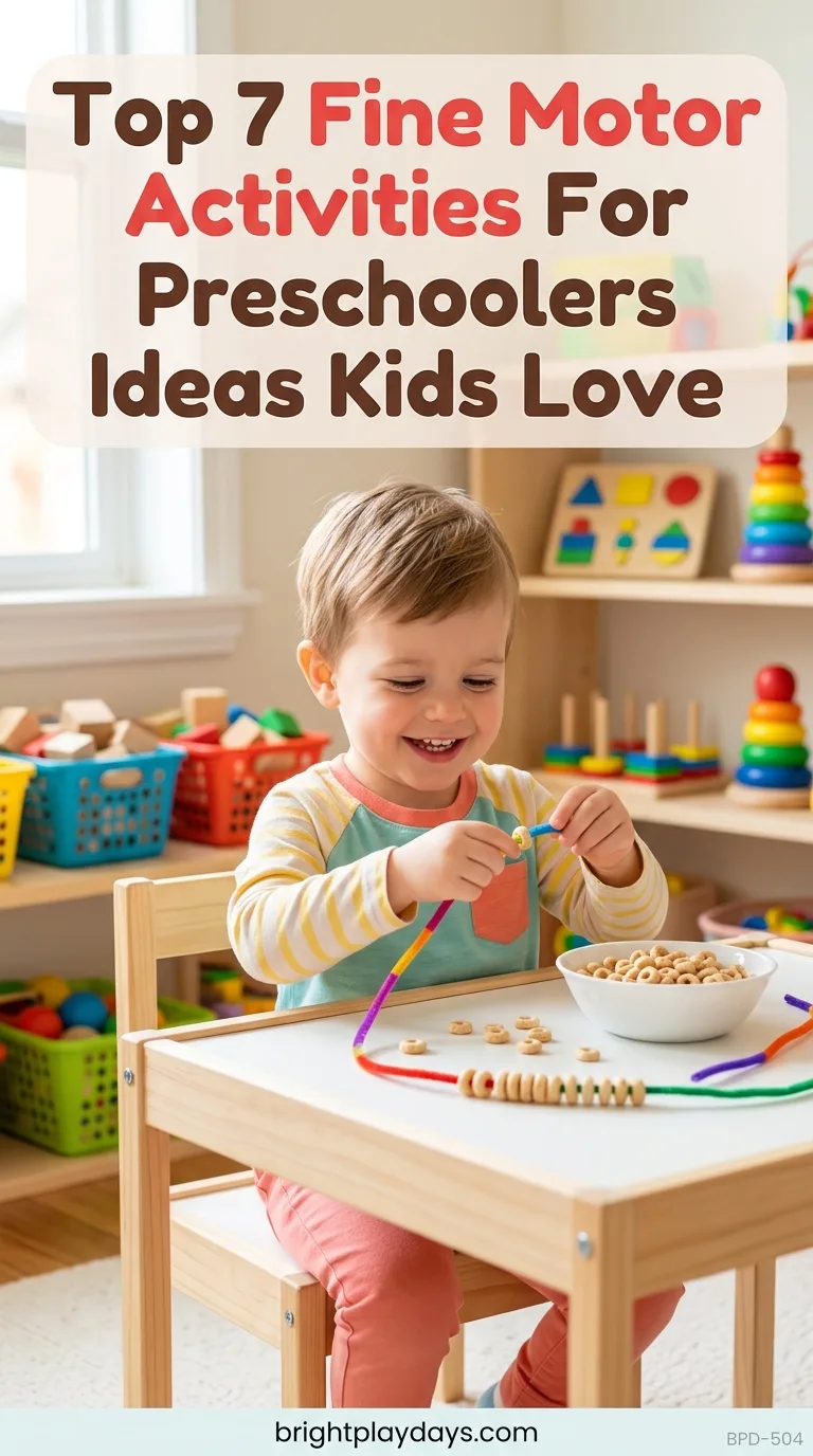 Play idea for children aged three