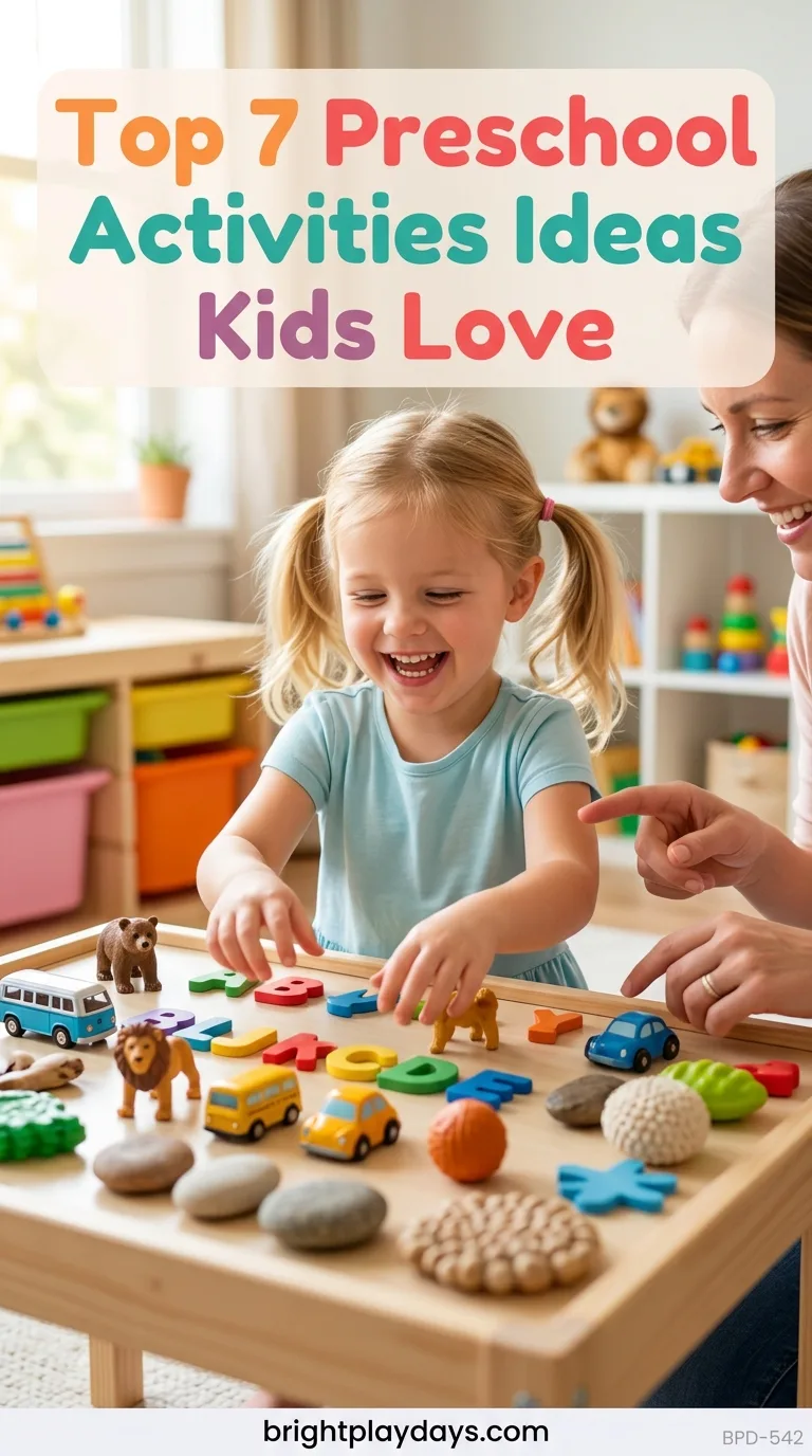 Hands-on activity suited to 5 year olds