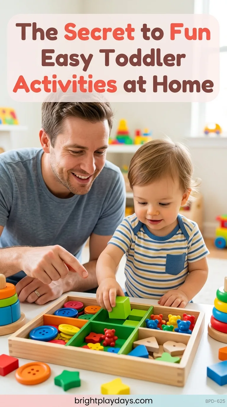 Play idea for toddlers at home