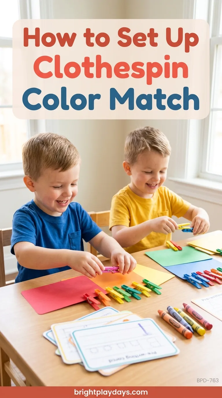 A hands-on activity for children getting ready to write