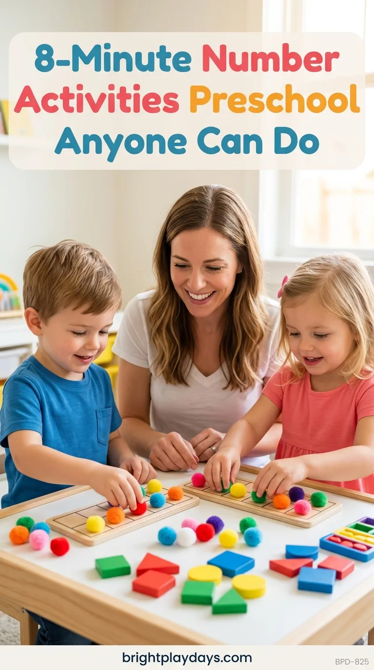 Screen-free preschool math play
