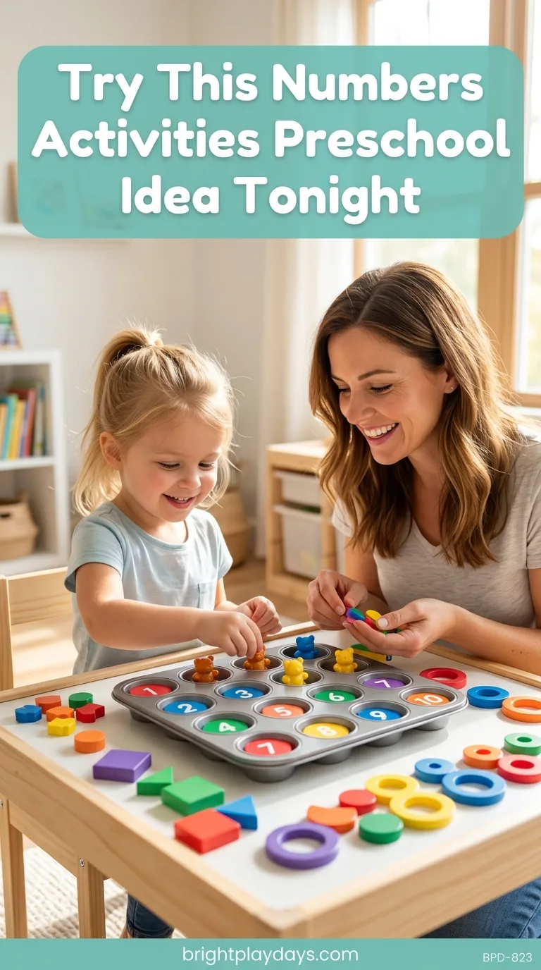 Children exploring early math ideas