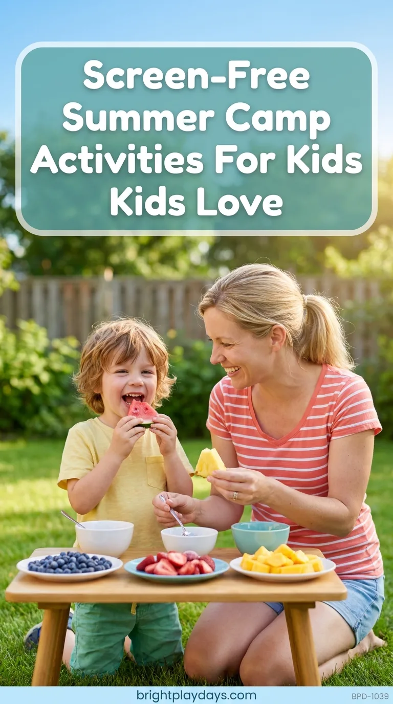 A screen-free summer play idea for children