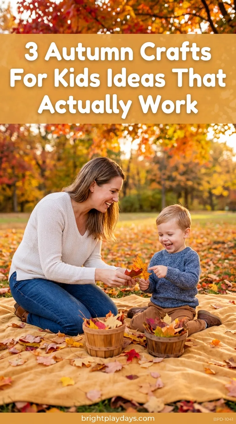 Children enjoying a fall activity