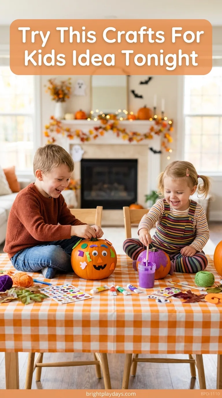 Children enjoying a Halloween activity