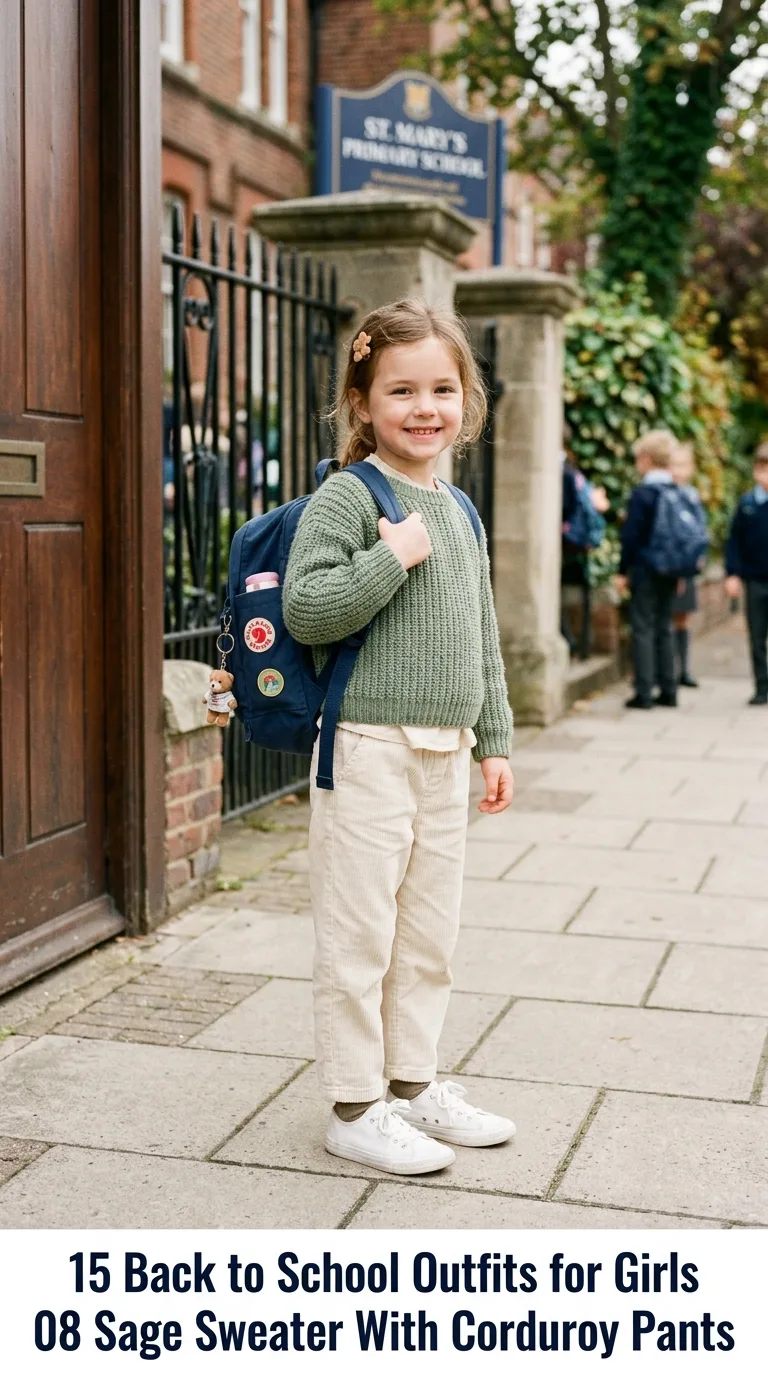 Child wearing sweater and pants