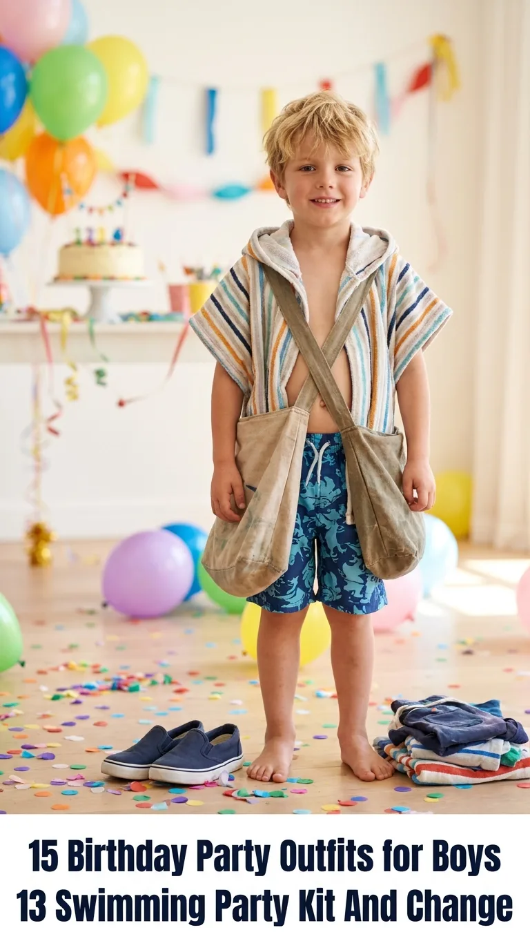 Boy at birthday party
