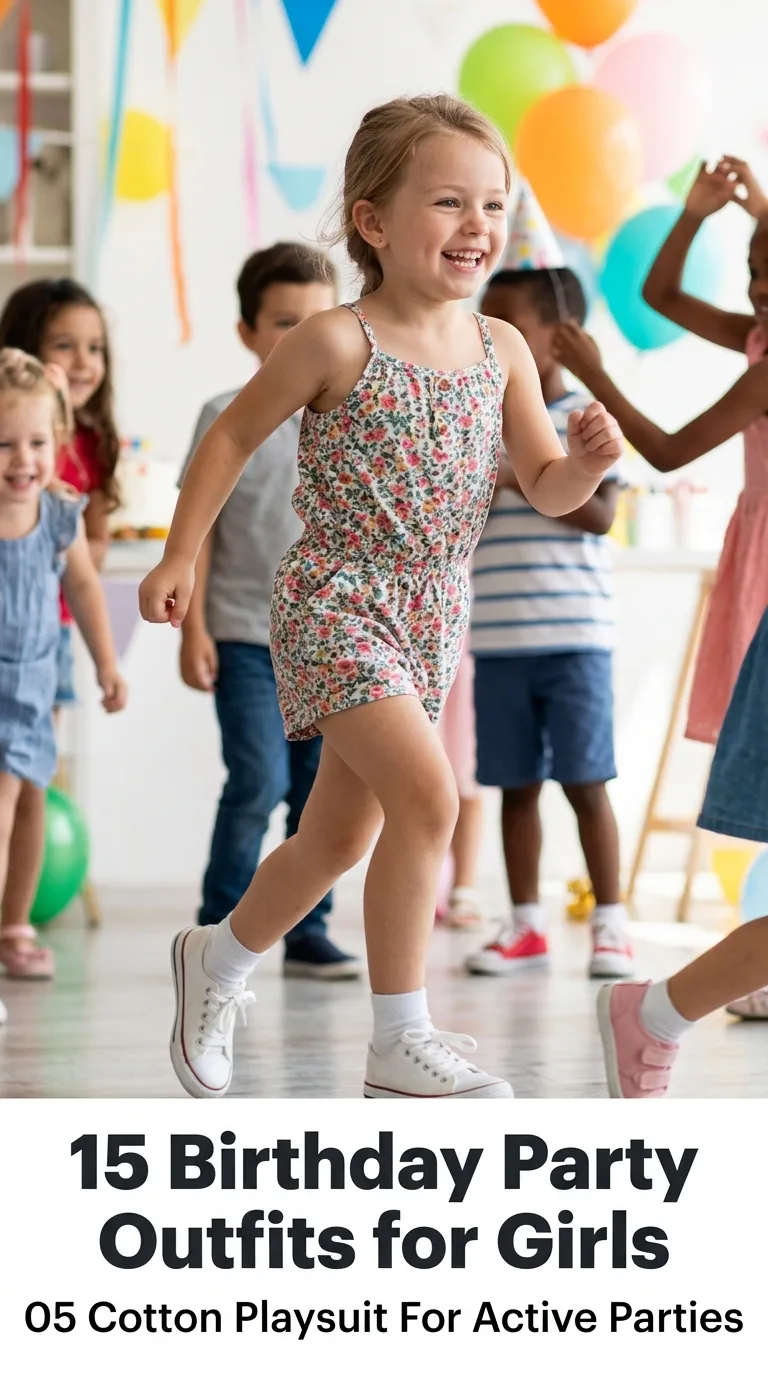 Girl attending birthday party